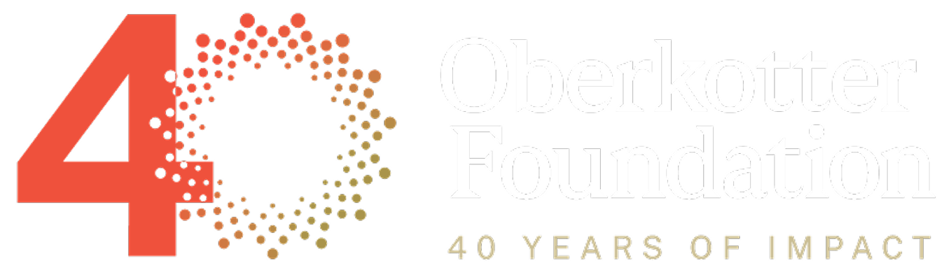 Oberkotter Foundation Logo Celebrating our 40th Anniversary